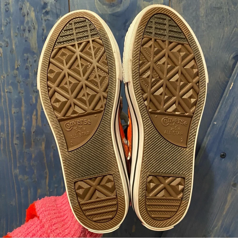 Converse Kids' Bold Fire Print Low Top Sneakers